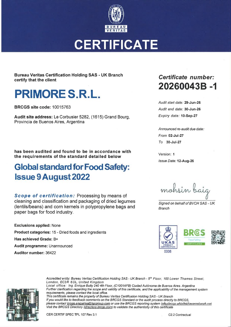 BRCGS Food Safety p1